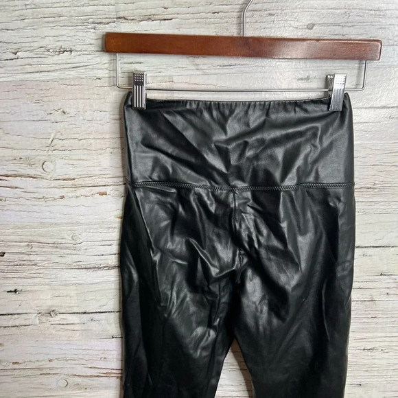 Wilfred Free Daria Pant High-waisted Vegan-leather leggings black small - Picture 5 of 10